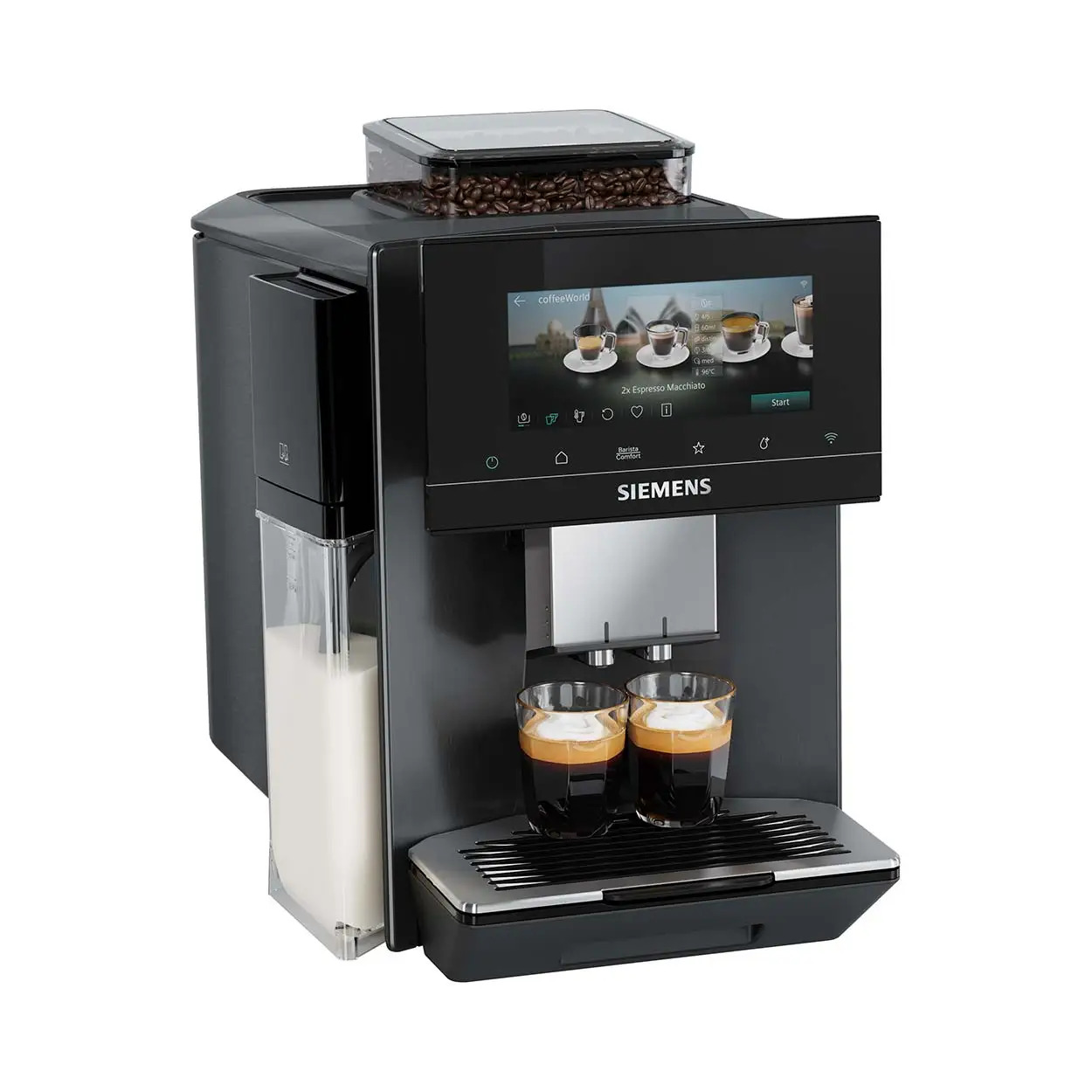 Machine à café automatique Siemens EQ900 plus iAroma (écran tactile, broyeur en céramique) chez Nettoshop