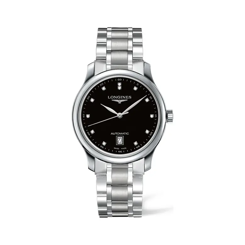 Montre automatique Longines The Master Collection 38,5 mm sertie de diamants avec 72 h de réserve de marche chez Christ