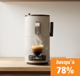 Jusqu’à 78 % de réduction sur les machines à café à capsules chez Fust