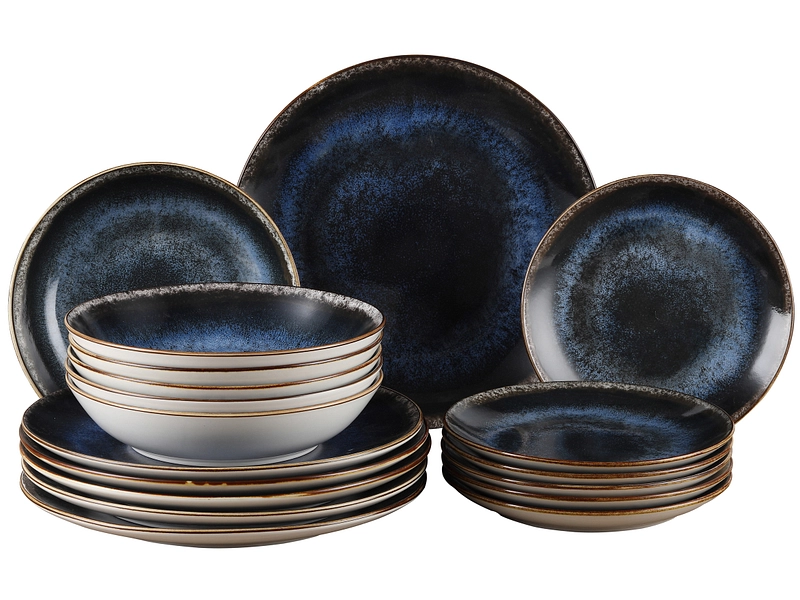 Service de table en porcelaine COSMOS 18 pièces chez Conforama
