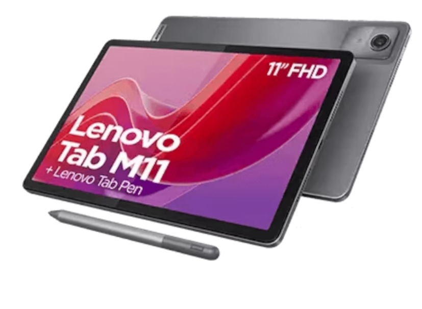 Tablette Android Lenovo Tab M11+ Pen (11″ WUXGA, 4/128 Go, 90 Hz)