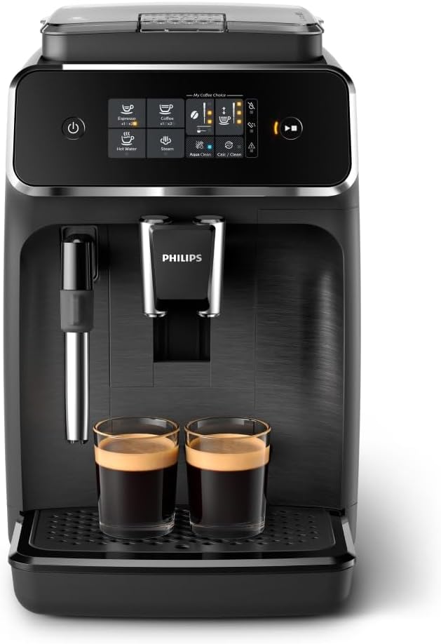 Machine à café entièrement automatique Philips Panarello série 2200 avec broyeur en céramique (EP2220/10)