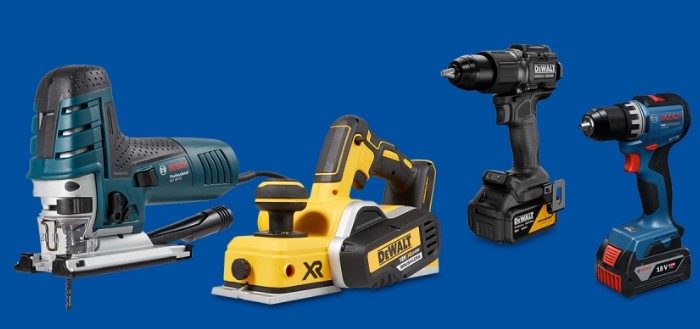 Jusqu’à 60 % de réduction sur les outils électriques chez JUMBO