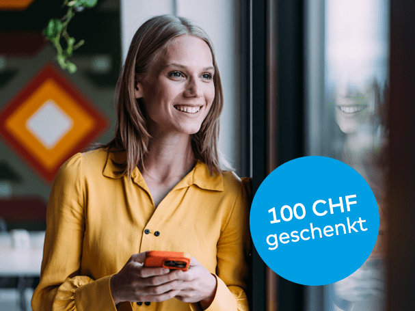 Cadeau de 100 CHF à l’ouverture d’un nouveau compte de retraite ZAK