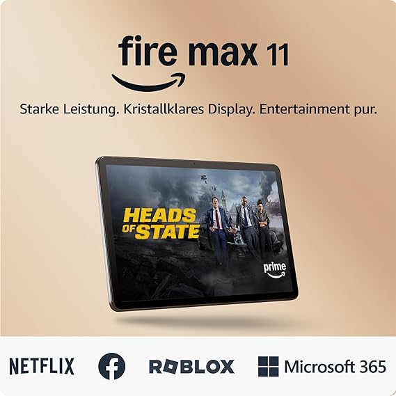 Tablette Amazon Fire Max 11, 64 Go, grise, avec publicité
