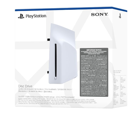 Lecteur de disque pour consoles PlayStation 5 Pro et PS5 Digital Edition (modèle Slim)