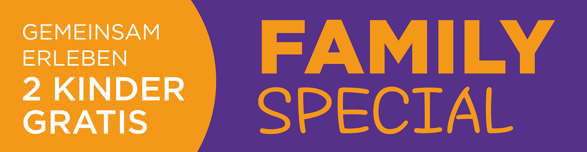 Offre spéciale famille – entrée gratuite pour deux enfants à Ticketcorner