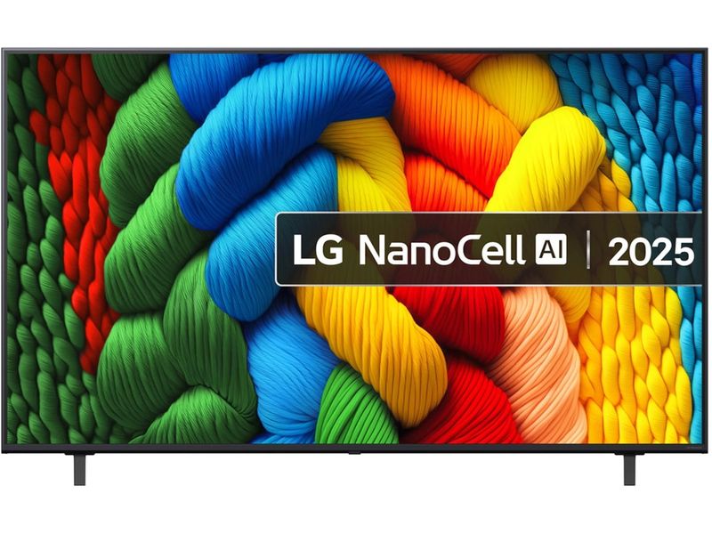 Téléviseur LG 75NANO80A6B 75″, 3840 x 2160 (Ultra HD 4K), écran LCD LED