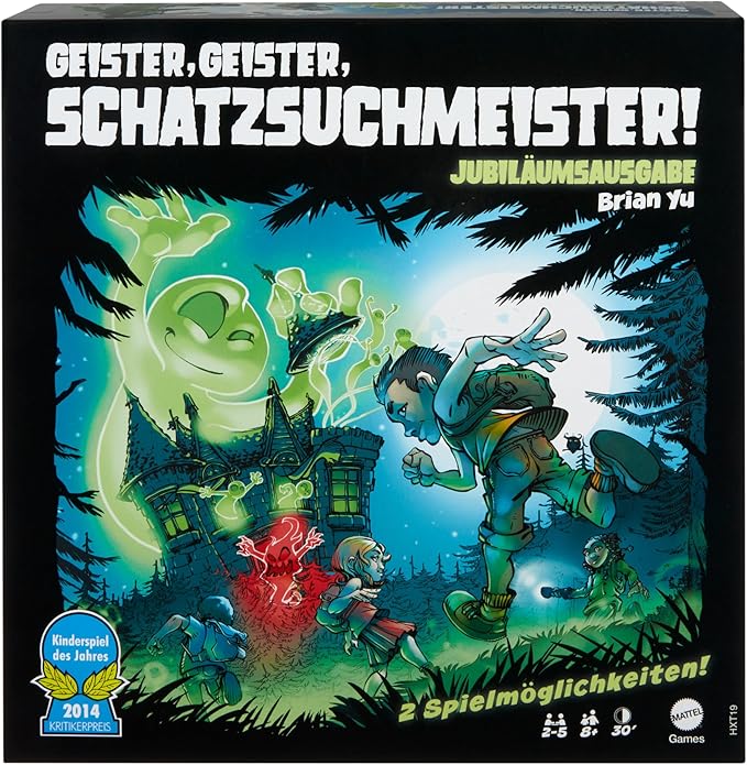Mattel Games Ghost Fightin’ Treasure Hunters Édition Anniversaire – Jeu de société coopératif (8 ans et plus)