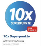 Coop 10x Superpoints valables jusqu’au 27.05.