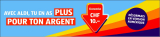 Bon d’achat de 10 CHF à partir d’un montant d’achat de 60 CHF chez ALDI SUISSE