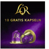 10 capsules de café L’OR gratuites