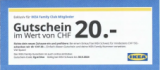 🔥 Bon IKEA avec 20 CHF de réduction à partir d’un montant d’achat minimal de 150 CHF jusqu’au 30.09.24
