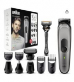 Braun Multi-Grooming-Kit 7, Tondeuse à barbe et à cheveux 10 en 1 chez Amazon