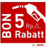 Bon exclusif Migrol : Un rabais de 5 centimes par litre sur votre prochain plein d’essence