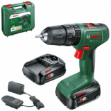 Perceuse-visseuse à percussion à deux vitesses EasyImpact 18V-40 Bosch (max. 40 Nm, y compris 2 batteries 2.0Ah & coffret de transport) chez Jumbo à partir de 59.90 francs