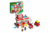 (En cas de retrait en magasin) LEGO DUPLO 10970 Caserne de sapeurs-pompiers et hélicoptère chez Jumbo