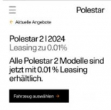 Polestar 2 avec un taux de leasing de 0,01% et une mise à niveau gratuite vers la transmission intégrale