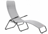 Chaise longue de santé Fiam en métal blanc-gris | 106 × 65 × 144 cm chez Jumbo