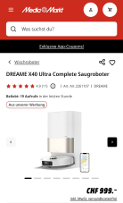 DREAME X40 Ultra Complete Robot aspirateur chez MediaMarkt