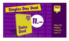 🔥 AUJOURD’HUI SEULEMENT – Abonnement mobile TalkTalk Swiss Deal (tout illimité en Suisse, avec y compris 5 G, 1 GB roaming) au prix pirate de 11 CHF / mois