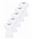 Fruit of the Loom t-shirt col rond pour femme, (lot de 5), original T. LADY-FIT chez Ackermann