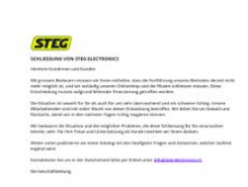 🔥 INFO : Steg / Techmania en faillite