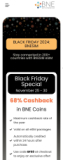 BNE eSim Cashback 68%