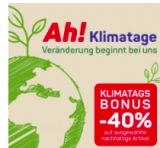 Ackermann : 40% de rabais sur une sélection d’articles durables, p. ex. pull-overs pour 7.74 francs, 6 pcs. serviettes pour 11.94 francs, etc.