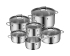 Batterie de cuisine WMF 92BF Astoria 6 pièces en acier inoxydable chez Nettoshop