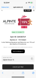 Bon Alpinte – 15% de réduction