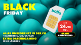 Yallo Black : CH tout compris + roaming dans 90 pays