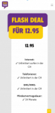 Abonnement mobile Swiss UNLIMITED A VIE pour 12.95 francs