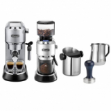 DELONGHI Barista Pack ECKG6821.M (acier inoxydable, noir) chez Microspot