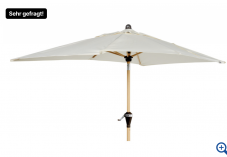 Parasol Doppler Alu Wood Ultra de haute qualité | 2.1 × 1.4 m chez Jumbo
