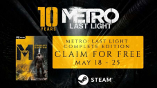Metro : Last Light – Complete Edition GRATUIT (pour PC chez Steam & Steam Deck)