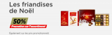 50% sur les friandises de Noël chez Denner