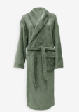 Peignoir de bain vert olive Heckett & Lane