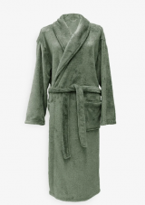 Peignoir de bain vert olive Heckett & Lane