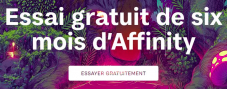 GRATUIT : 6 mois d’essai du logiciel Affinity