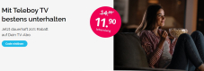 Abonnement  Teleboy TV pour 11.90 CHF au lieu de 14.90 CHF