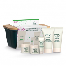 Coffret cadeau de soins pour une peau parfaite Shiseido Waso avec 5 produits pour 26.56 francs, frais de port inclus chez Notino