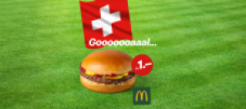1 franc, le prix d’ un hamburger chez McDonald’s les jours de match de l’équipe nationale suisse