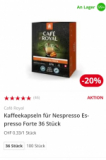 Capsules Café Royal avec 20% de réduction chez Brack.ch