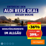Offre de voyage ALDI de la semaine – 3 nuits au Panoramahotel Oberjoch 4*sup. y compris pension complète & et environ 3000 m² « SPA Alpin »