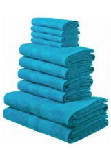 Set de 10 pièces de serviettes my home “Vanessa” ( 100% coton, éponge) chez Ackermann