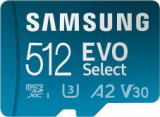 Carte microSD Samsung EVO Select (2021) + adaptateur SD, 512 Go chez Amazon