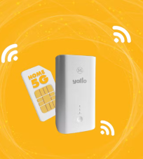 Yallo Home 5G (2 Gbit/s Haut débit) incluant un routeur sans durée minimale de contrat
