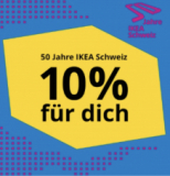 Le 19.08.2023 chez IKEA : Une réduction de 10% à partir d’un montant d’achat de 100 CHF