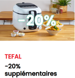 Promotion TEFAL : -20% supplémentaires sur les produits Tefal chez Conforama